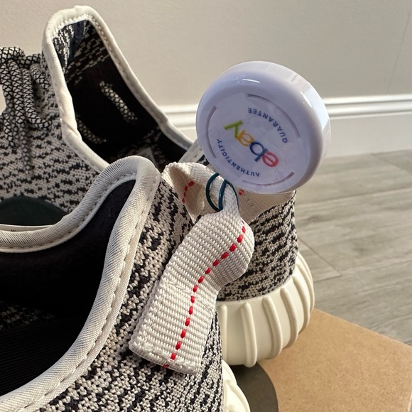 2022 ADIDAS Yeezy Boost 350 Turtle Dove AQ4832 Blue Gray Core White Size 12 NEW - Picture 11 of 13